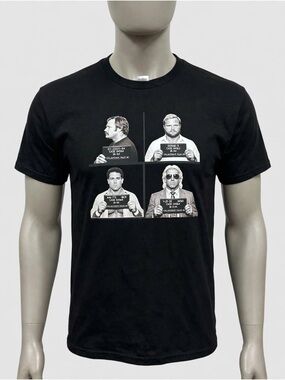 The Four Horsemen Men's Black Graphic T-Shirt